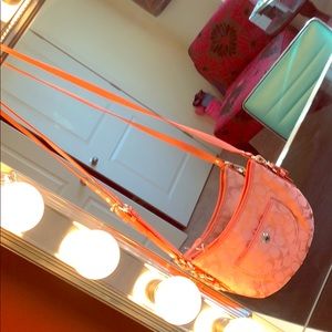 Authentic Coach baby pink cross body